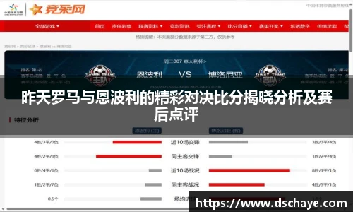 昨天罗马与恩波利的精彩对决比分揭晓分析及赛后点评